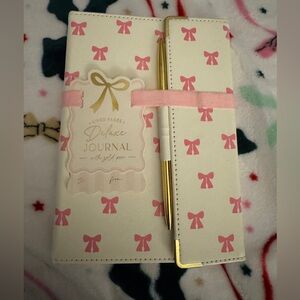 Bow Journal with Pen